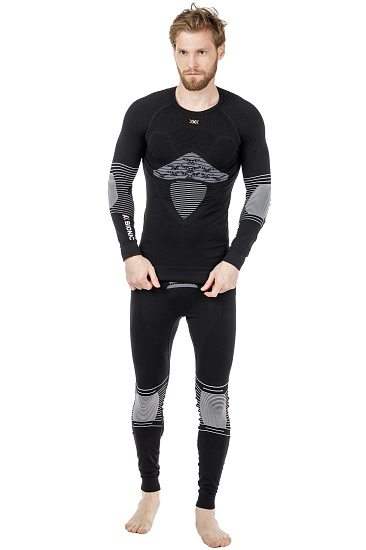 Кальсоны мужские X-Bionic Energizer 4.0 Opal Black/Arctic White - Фото 3 большая
