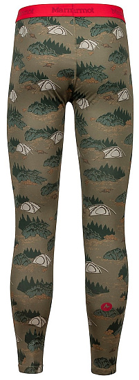 Кальсоны мужские Marmot Midweight Harrier Camping Camo - Фото 2 большая