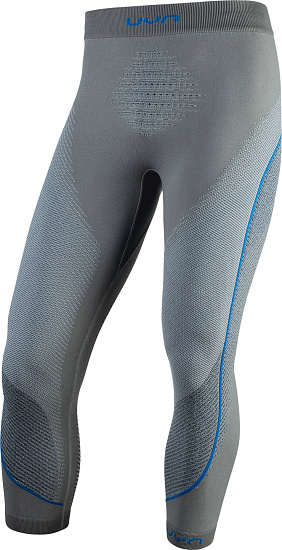 Кальсоны мужские UYN 3/4 Ambityon UW Medium Grey/Blue/Royal Blue - Фото 3 большая