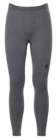 Кальсоны мужские Odlo Suw Bottom Pant Perfomance Warm Серый Меланж/Черный - Фото 1 большая