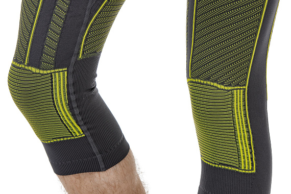 Кальсоны мужские X-Bionic Energy Accumulator EVO Medium Charcoal/Yellow - Фото 4 большая