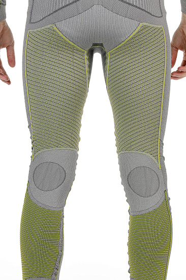 Кальсоны мужские X-Bionic Radiactor EVO Long Iron/Yellow - Фото 5 большая