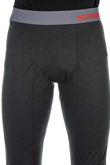 Кальсоны мужские Norrona Wool Longs Caviar - Фото 2 большая