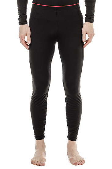 Кальсоны мужские Descente Base Layer Bottom Black/Electric Red - Фото 1 большая