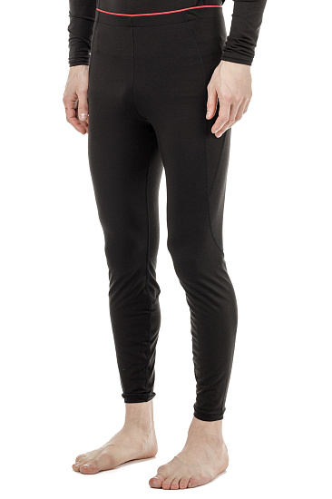 Кальсоны мужские Descente Base Layer Bottom Black/Electric Red - Фото 3 большая