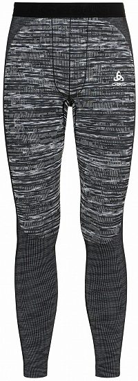 Кальсоны мужские Odlo Blackcomb Eco Long Black/Space Dye - Фото 1 большая