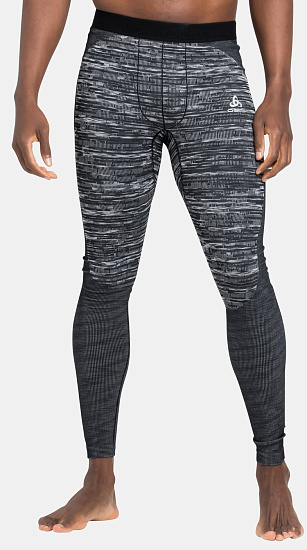 Кальсоны мужские Odlo Blackcomb Eco Long Black/Space Dye - Фото 3 большая