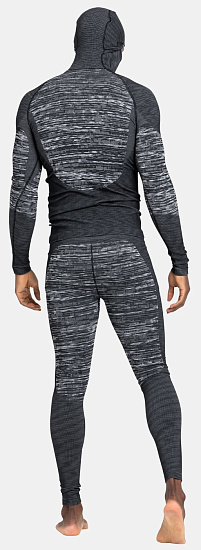 Кальсоны мужские Odlo Blackcomb Eco Long Black/Space Dye - Фото 6 большая