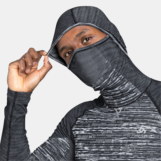 Кальсоны мужские Odlo Blackcomb Eco Long Black/Space Dye - Фото 7 большая