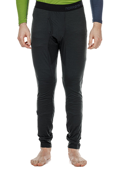 Кальсоны мужские Norrona Equaliser Merino Longs Caviar - Фото 2 большая