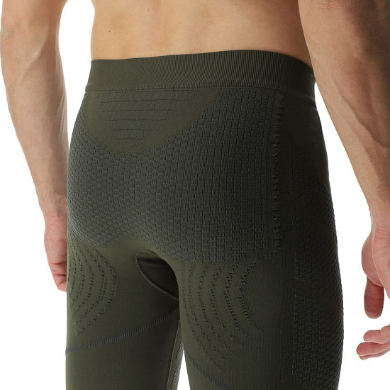 Кальсоны мужские UYN Ambityon Defender Uws Long Tactical Green/Anthracite - Фото 3 большая