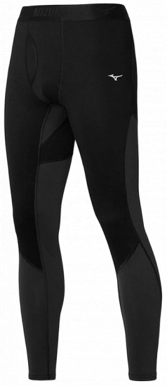 Тайтсы мужские Mizuno Merino Wool Long Tight Black - Фото 1 большая