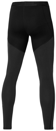 Тайтсы мужские Mizuno Merino Wool Long Tight Black - Фото 2 большая