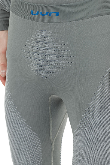 Кальсоны мужские UYN Ambityon Uw Long Medium Grey/Blue/Royal Blue - Фото 4 большая