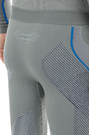 Кальсоны мужские UYN Ambityon Uw Long Medium Grey/Blue/Royal Blue - Фото 5 большая