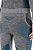 Кальсоны мужские UYN Ambityon Uw Long Melange Black Melange/Atlantic/Orange Shiny - Фото 6 малая