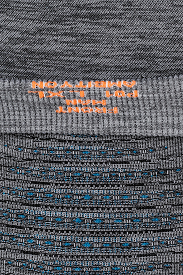 Кальсоны мужские UYN Ambityon Uw Long Melange Black Melange/Atlantic/Orange Shiny - Фото 9 большая
