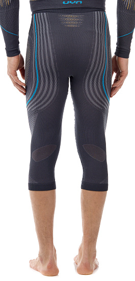 Кальсоны мужские UYN 3/4 Evolutyon Uw Medium Charcoal/Gold/Atlantic - Фото 7 большая