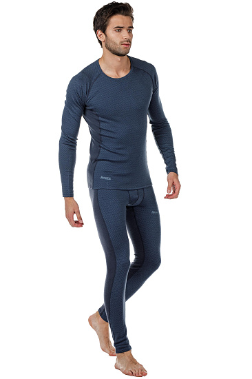 Кальсоны мужские Bergans Snoull Dk Fogblue/Fogblue - Фото 3 большая