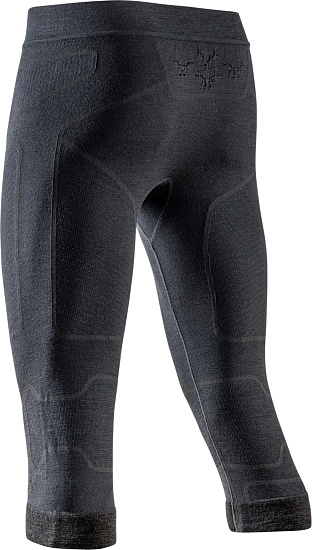 Кальсоны мужские X-Bionic Symbio Merino 3/4 Opal Black - Фото 3 большая