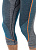 Кальсоны мужские UYN 3/4 Ambityon Uw Medium Melange Black Melange/Atlantic/Orange Shiny - Фото 7 малая