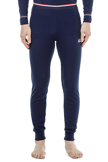 Кальсоны мужские Odlo Active Warm Originals Long Темно-Синий - Фото 6 большая