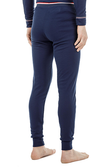 Кальсоны мужские Odlo Active Warm Originals Long Темно-Синий - Фото 8 большая