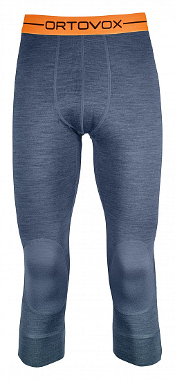 Кальсоны мужские Ortovox 185 Rock N Wool Short Night Blue Blend - Фото 1 большая