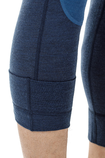 Кальсоны мужские Ortovox 185 Rock N Wool Night Blue Blend - Фото 8 большая