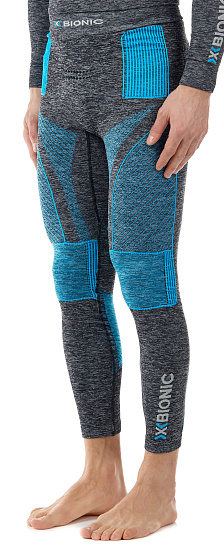 Кальсоны мужские X-Bionic Energy Accumulator 4.0 Melange Dark Grey Melange/Blue - Фото 5 большая