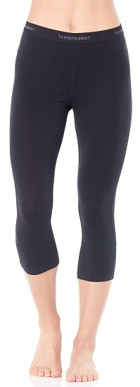 Кальсоны женские Icebreaker 200 Zone Legless Black/Mineral - Фото 2 большая