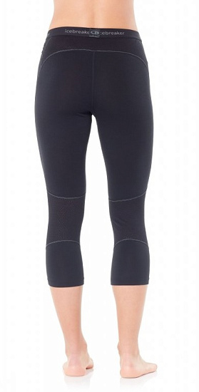 Кальсоны женские Icebreaker 200 Zone Legless Black/Mineral - Фото 4 большая