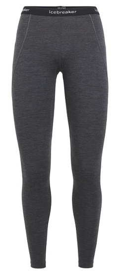 Кальсоны женские Icebreaker 260 Zone Leggings Jet Hthr/Black/Snow - Фото 1 большая