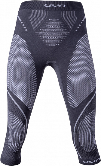 Кальсоны женские UYN 3/4 Evolutyon Uw Medium Charcoal/White/Light Grey - Фото 1 большая