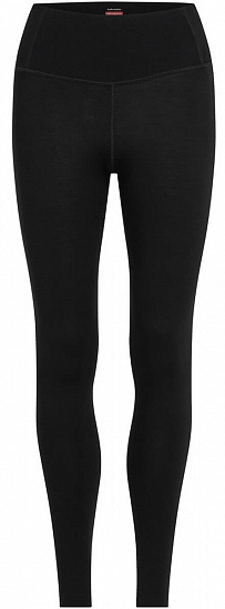 Кальсоны женские Icebreaker Merino 260 Tech High Rise Black - Фото 1 большая