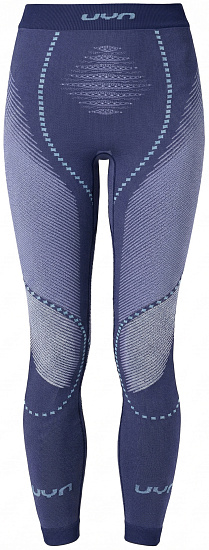 Кальсоны женские UYN Ambityon Uw Long Deep Blue/White/Light blue - Фото 1 большая