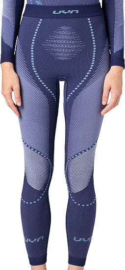 Кальсоны женские UYN Ambityon Uw Long Deep Blue/White/Light blue - Фото 3 большая