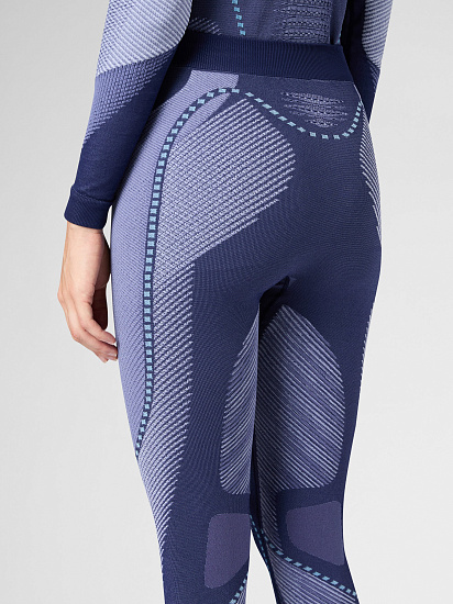 Кальсоны женские UYN Ambityon Uw Long Deep Blue/White/Light blue - Фото 9 большая