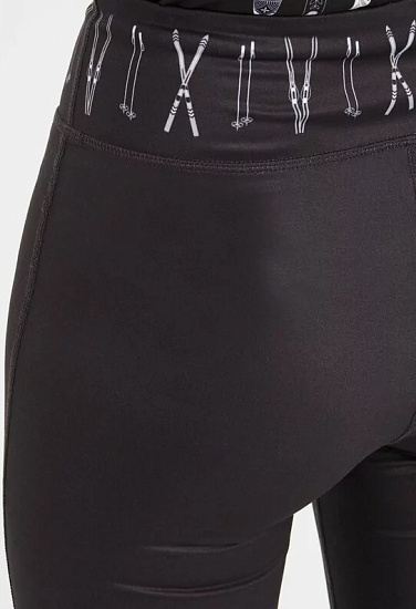 Кальсоны женские Krimson Klover Ski Bum Black - Фото 2 большая