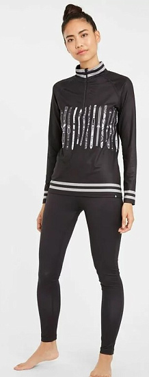 Кальсоны женские Krimson Klover Ski Bum Black - Фото 3 большая