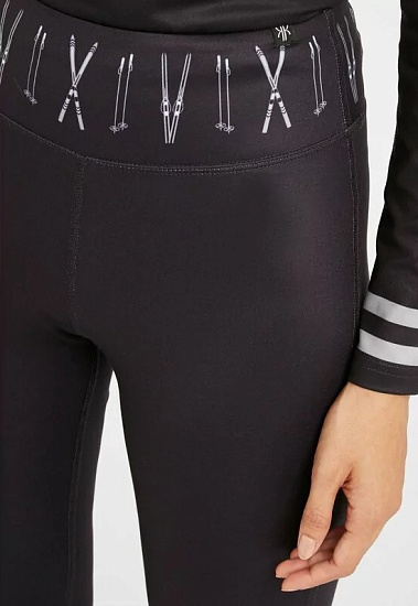 Кальсоны женские Krimson Klover Ski Bum Black - Фото 6 большая