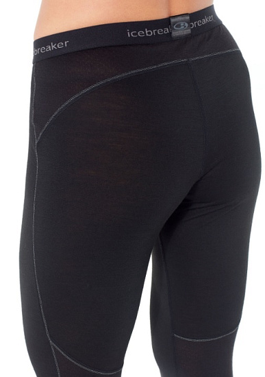 Кальсоны женские Icebreaker 150 Zone Black/Mineral - Фото 4 большая