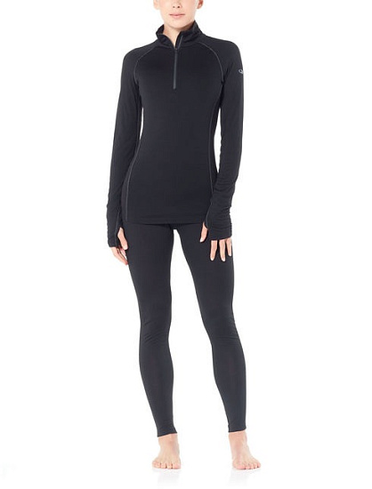 Кальсоны женские Icebreaker 150 Zone Black/Mineral - Фото 6 большая