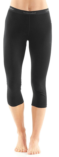 Кальсоны женские Icebreaker 200 Oasis Legless Black - Фото 2 большая