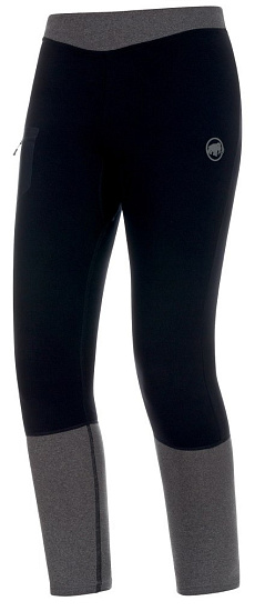 Кальсоны женские Mammut Aconcagua ML Black/Black Melange - Фото 1 большая