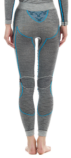 Кальсоны женские X-Bionic Apani 4.0 Merino Black/Grey/Turquoise - Фото 5 большая