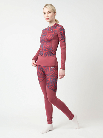 Кальсоны женские Mizuno Virtual Body G4 Long Tight Violet Quartz - Фото 7 большая