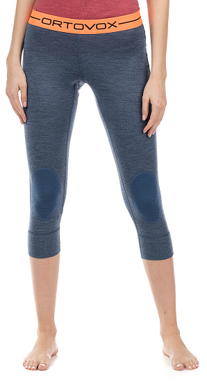 Кальсоны женские Ortovox 185 Rock'N'Wool Short Night Blue Blend - Фото 3 большая