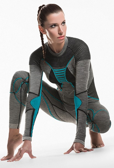 Кальсоны женские X-Bionic Apani Merino BY XB UW Long - Фото 4 большая