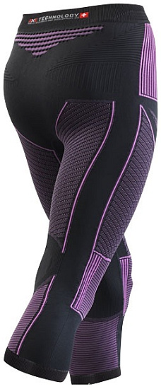 Кальсоны женские X-Bionic Energy Accumulator EVO Pant Medium Charcoal/Fuchsia - Фото 2 большая